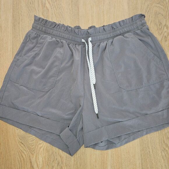ZELLA Gray Athletic Drawstring Shorts Lightweight Womens XL - Picture 1 of 9